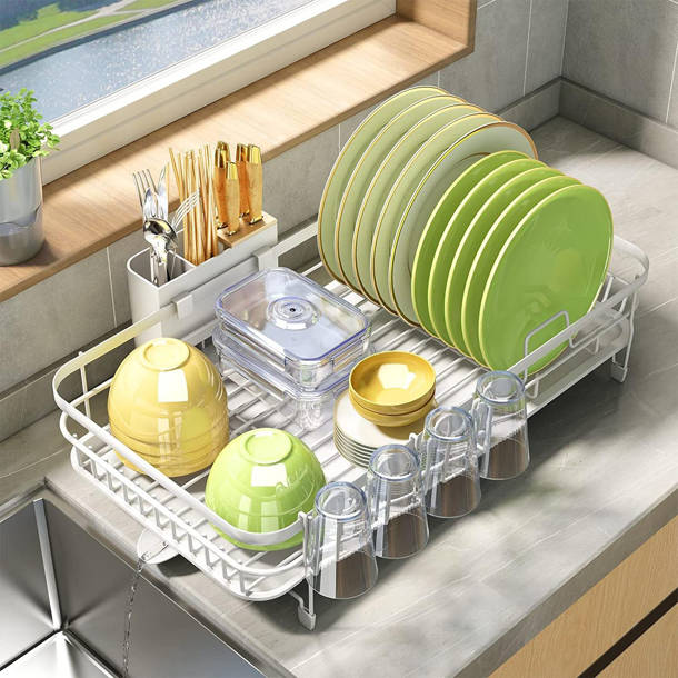 Just Manufacturing Stainless Steel Countertop Dish Rack Wayfair